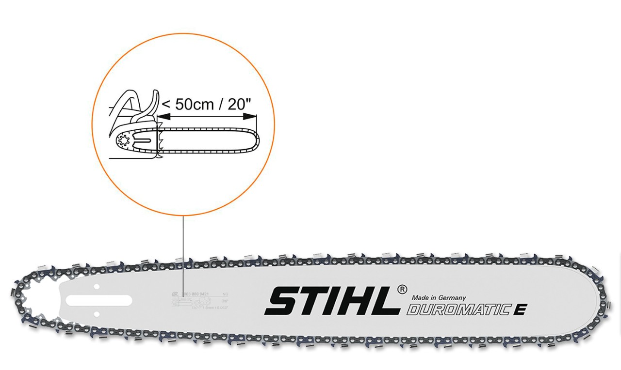 Guide bar length