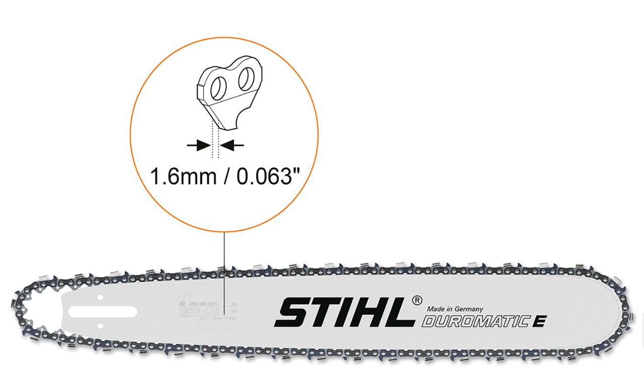 Guide bar length